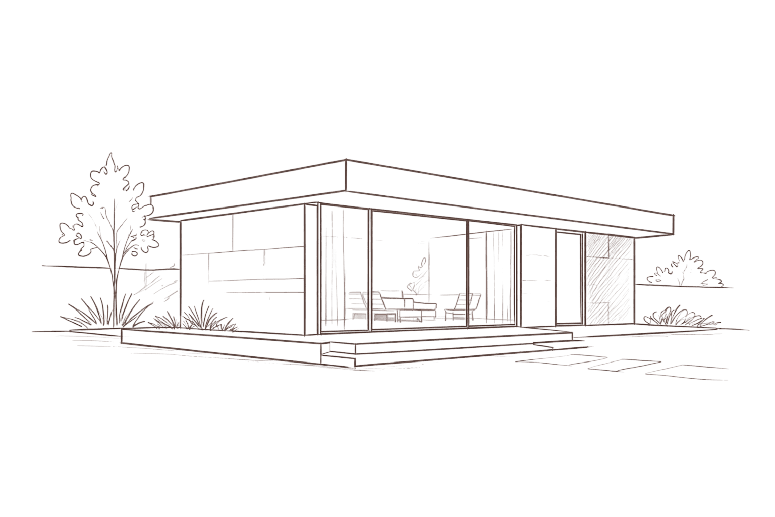 Bucha Village — вид на будинок