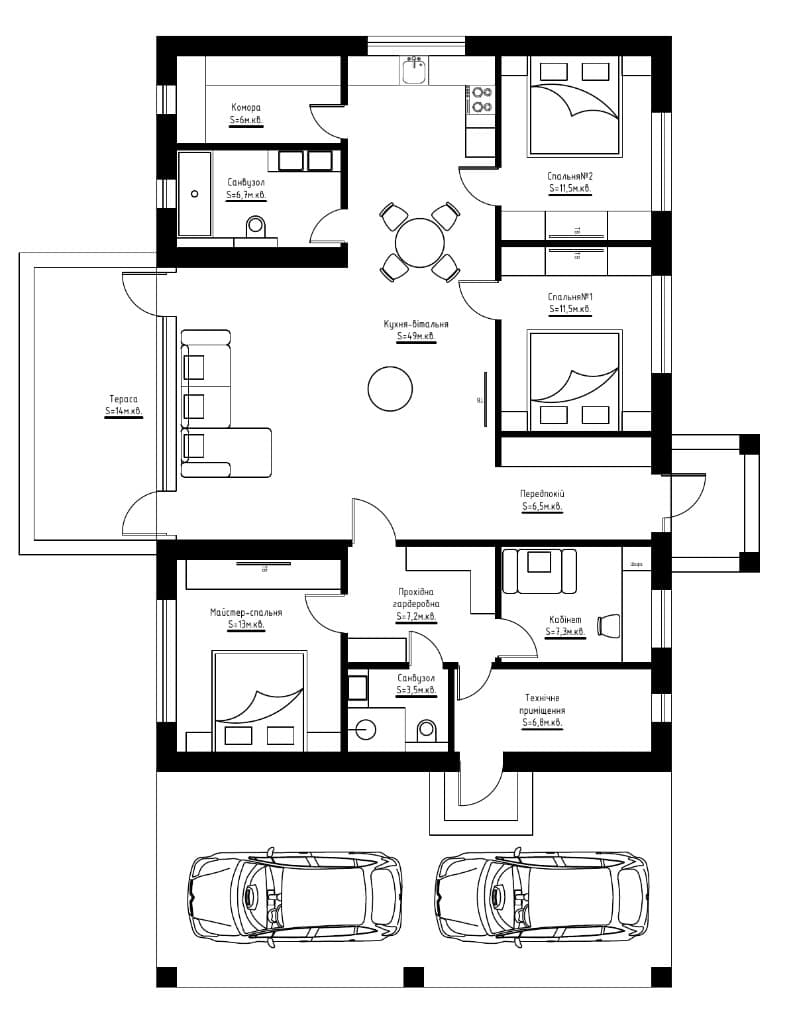 План поверху