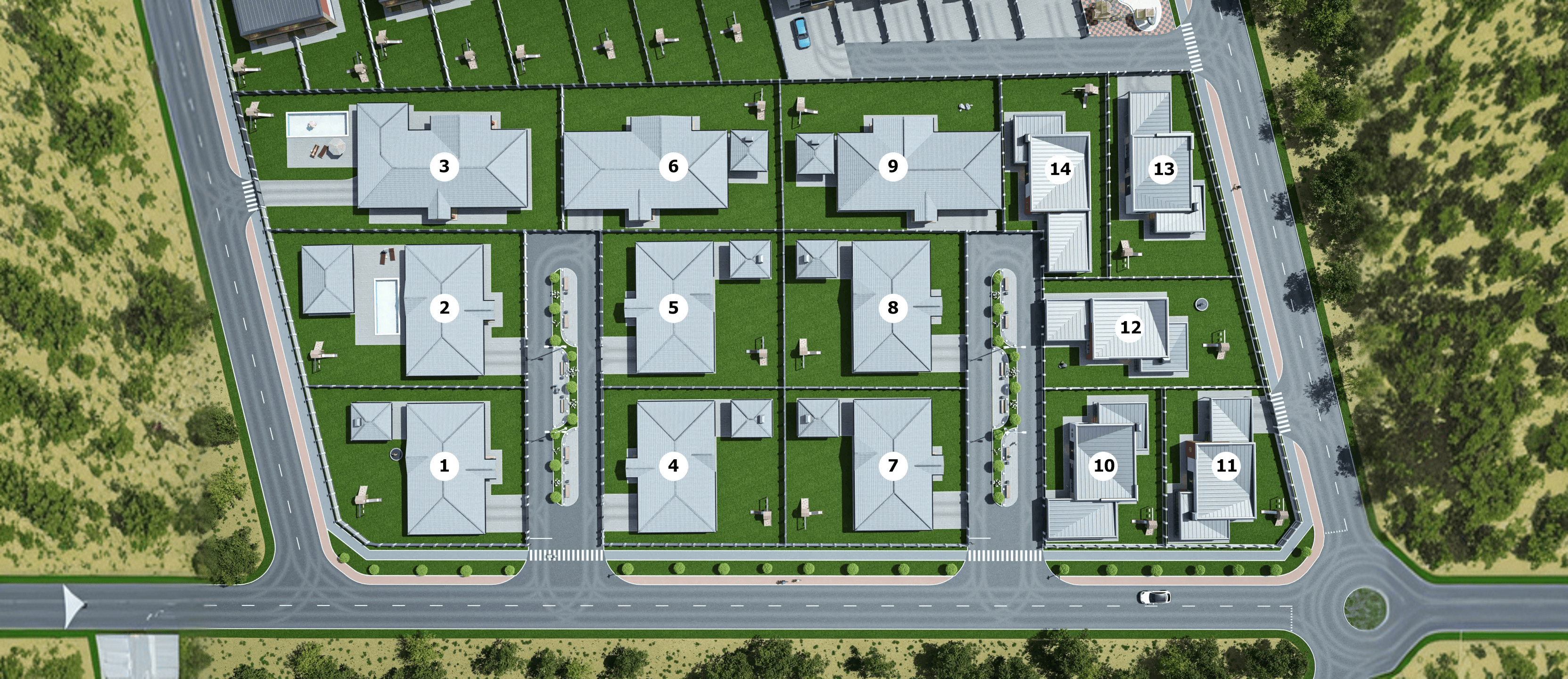 Генеральний план Bucha Village